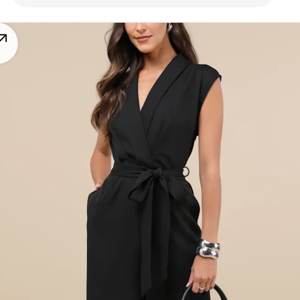 LULUS TUXEDO JUMPSUIT